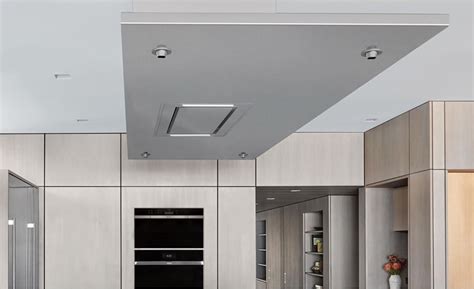 ceiling-mounted hood stainless steel vc36s flush mount into cabinets|36 flush ceiling mount hood.